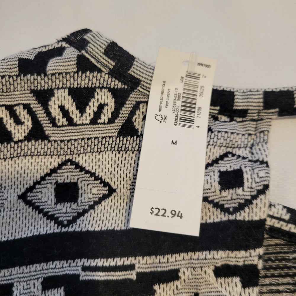 Old Navy Black & Cream Tribal Print Sleeveless Tank - Picture 5 of 9